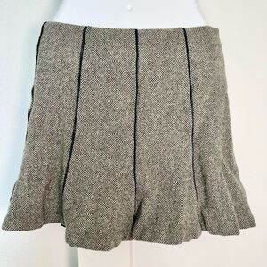 Ralph Lauren skirt with black leather trim
